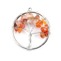 Simple Style Lucky Tree Natural Stone Agate Wholesale Pendants sku image 12