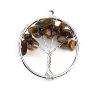 Simple Style Lucky Tree Natural Stone Agate Wholesale Pendants sku image 8