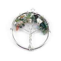 Simple Style Lucky Tree Natural Stone Agate Wholesale Pendants sku image 13