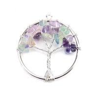 Simple Style Lucky Tree Natural Stone Agate Wholesale Pendants sku image 15