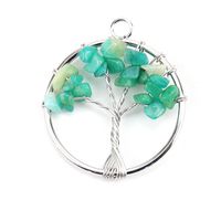 Simple Style Lucky Tree Natural Stone Agate Wholesale Pendants sku image 4