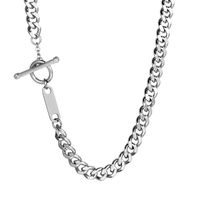 Hip-hop Rock Geometric Titanium Steel Polishing Chain Men's Necklace main image 4