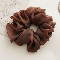 Casual Simple Style Solid Color Cloth Handmade Pleated Hair Tie sku image 7