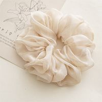 Casual Simple Style Solid Color Cloth Handmade Pleated Hair Tie sku image 9