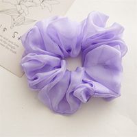 Casual Simple Style Solid Color Cloth Handmade Pleated Hair Tie sku image 8
