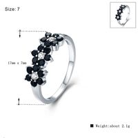 Simple Style Flower Copper Inlay Zircon Rings main image 2