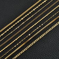Einfacher Stil Einfarbig Rostfreier Stahl Überzug Vergoldet Halsband main image 1