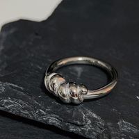 Solide Farbe Titan Stahl 18k Vergoldete Ringe In Loser Schüttung sku image 1