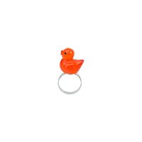 Cute Duck Plastic Resin Children Unisex Rings Necklace sku image 3
