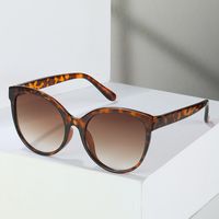 Basic Lady Color Block Solid Color Pc Oval Frame Full Frame Women's Sunglasses main image 4