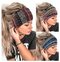 Casual Simple Style Sports Geometric Color Block Plaid Cloth Hair Band main image 1