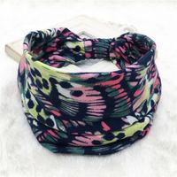 Casual Simple Style Sports Geometric Color Block Plaid Cloth Hair Band sku image 16