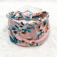 Casual Simple Style Sports Geometric Color Block Plaid Cloth Hair Band sku image 13
