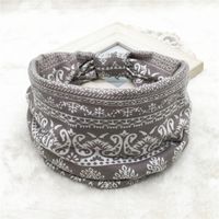 Casual Simple Style Sports Geometric Color Block Plaid Cloth Hair Band sku image 33