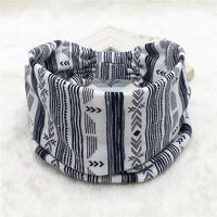 Casual Simple Style Sports Geometric Color Block Plaid Cloth Hair Band sku image 34
