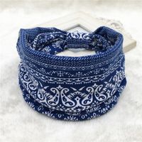 Casual Simple Style Sports Geometric Color Block Plaid Cloth Hair Band sku image 15