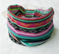 Casual Simple Style Sports Geometric Color Block Plaid Cloth Hair Band sku image 32