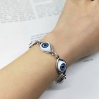 Casual Cool Style Devil's Eye Alloy Plating Inlay Resin Women's Bracelets main image 1