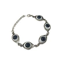 Casual Cool Style Devil's Eye Alloy Plating Inlay Resin Women's Bracelets main image 3