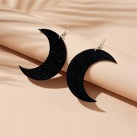 Style Simple Lune Arylique Femmes Boucles D'oreilles main image 1