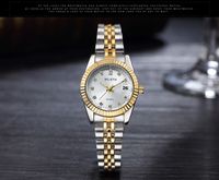 Casual Color Sólido Hebilla Plegable Doble Clic Cuarzo Relojes De Mujer sku image 2