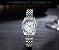 Casual Color Sólido Hebilla Plegable Doble Clic Cuarzo Relojes De Mujer sku image 4