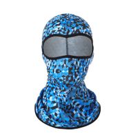 Summer Outdoor Sports Ice Silk Sunscreen Mask Bicycle Motorcycle Windproof Dustproof Mask Sleeve Cap Riding Hat sku image 20