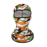 Summer Outdoor Sports Ice Silk Sunscreen Mask Bicycle Motorcycle Windproof Dustproof Mask Sleeve Cap Riding Hat sku image 21