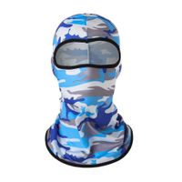 Summer Outdoor Sports Ice Silk Sunscreen Mask Bicycle Motorcycle Windproof Dustproof Mask Sleeve Cap Riding Hat sku image 15