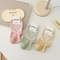 Women's Simple Style Plaid Cotton Ankle Socks A Pair main image 3