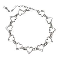 Lady Streetwear Heart Shape Alloy Plating Women's Necklace sku image 2