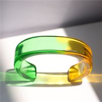 Simple Style Solid Color Arylic Women's Bangle sku image 6