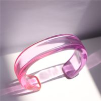 Simple Style Solid Color Arylic Women's Bangle sku image 7