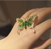 Simple Style Animal Alloy Inlay Women's Corsage sku image 3