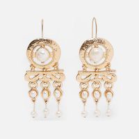 Womens Geometry Electroplating Alloy Earrings Nhjq121732 sku image 4