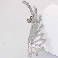 Elegant Wings Alloy Inlay Rhinestones Women's Ear Clips sku image 1