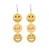 Cartoon Style Smiley Face Emoji Face Arylic Women's Drop Earrings main image 5