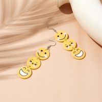 Cartoon Style Smiley Face Emoji Face Arylic Women's Drop Earrings main image 3