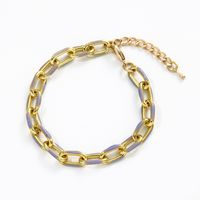 Ig Style Oval Copper Bracelets In Bulk sku image 6