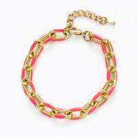 Ig Style Oval Copper Bracelets In Bulk sku image 3
