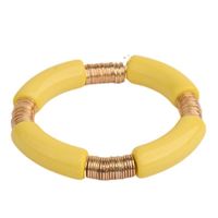 Simple Style Classic Style Round Arylic Metal Wholesale Bracelets sku image 15
