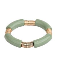 Simple Style Classic Style Round Arylic Metal Wholesale Bracelets sku image 23