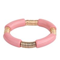 Simple Style Classic Style Round Arylic Metal Wholesale Bracelets sku image 25