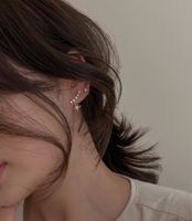 Simple Style Shiny Star Metal Plating Inlay Zircon Women's Drop Earrings main image 3