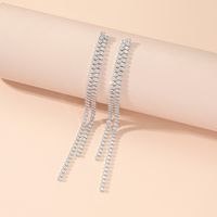 Fashion Geometric Alloy Inlay Rhinestones Women's Bracelets Earrings Necklace sku image 7