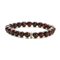 Casual Retro Round Beaded Tiger Eye Bracelets sku image 27