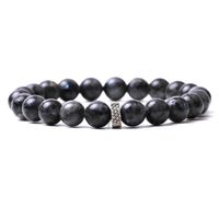 Casual Retro Round Beaded Tiger Eye Bracelets sku image 13