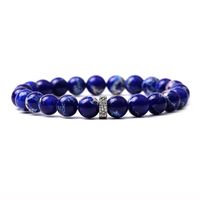 Casual Retro Round Beaded Tiger Eye Bracelets sku image 30