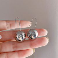 1 Pair Retro Geometric Alloy Plating Artificial Pearls Rhinestones Women's Earrings sku image 10