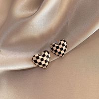 1 Pair Retro Geometric Alloy Plating Artificial Pearls Rhinestones Women's Earrings sku image 8